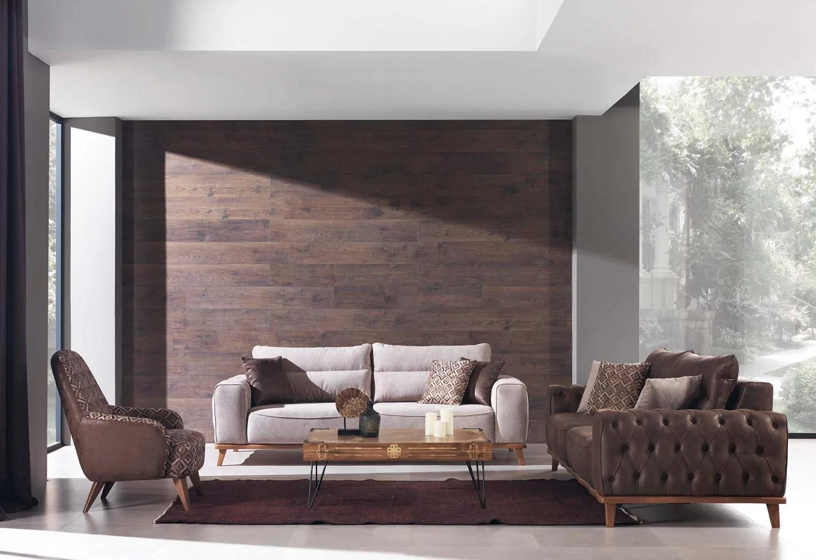 Anka Sofa Set - 3