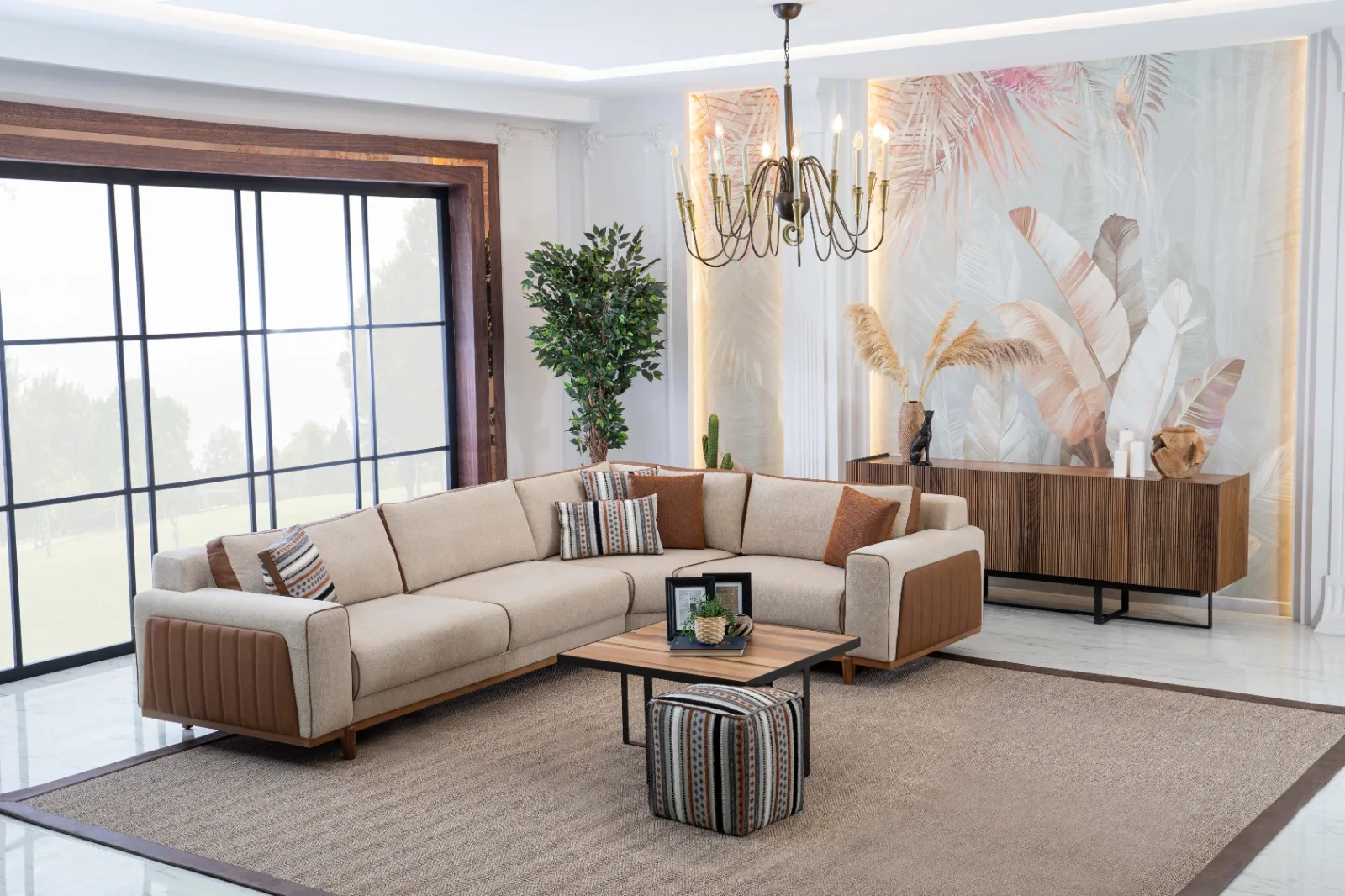 Cassa Corner Sofa Set