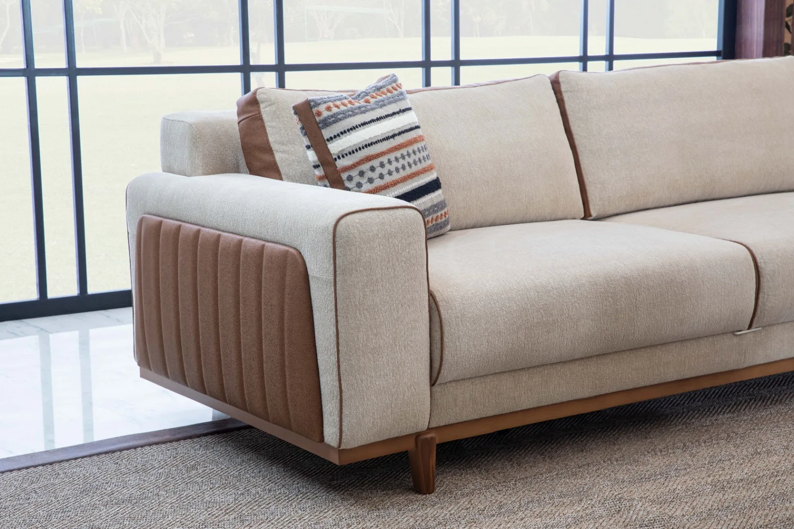 Cassa Corner Sofa Set - 3