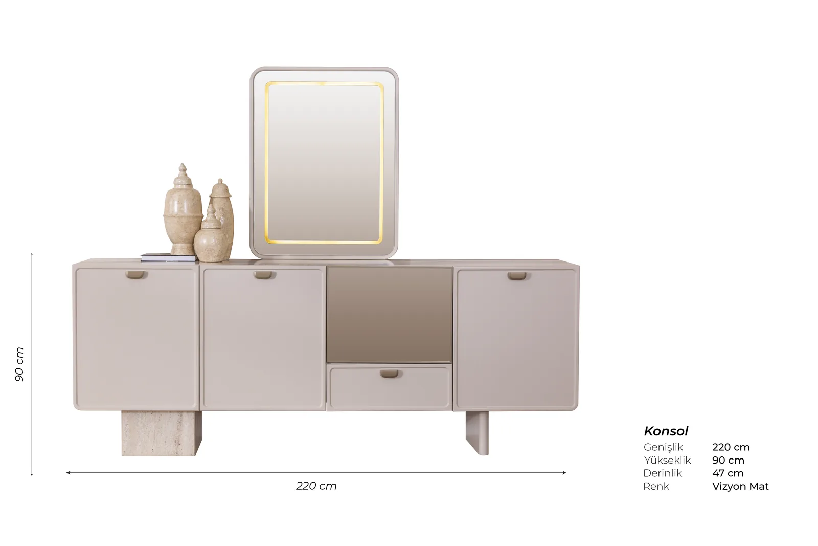 Grande Console and Mirror
