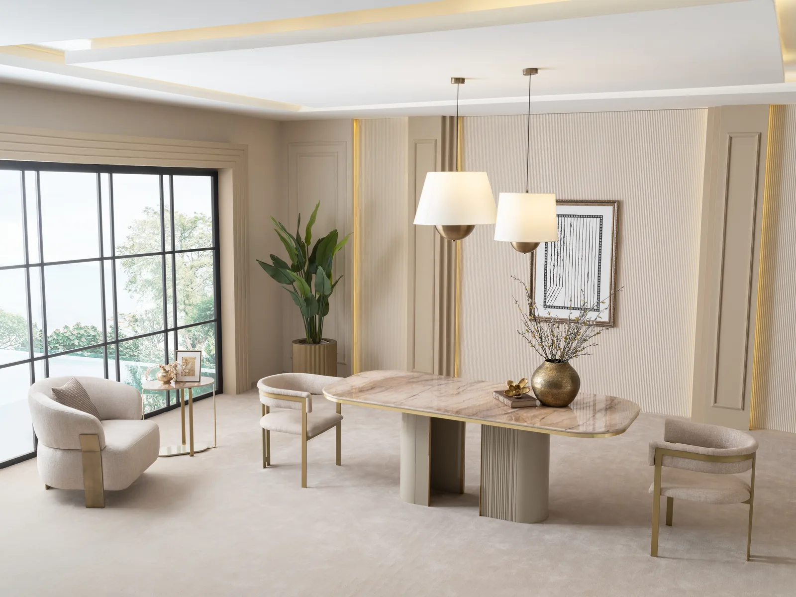 Massimo Dining Room Set - 4