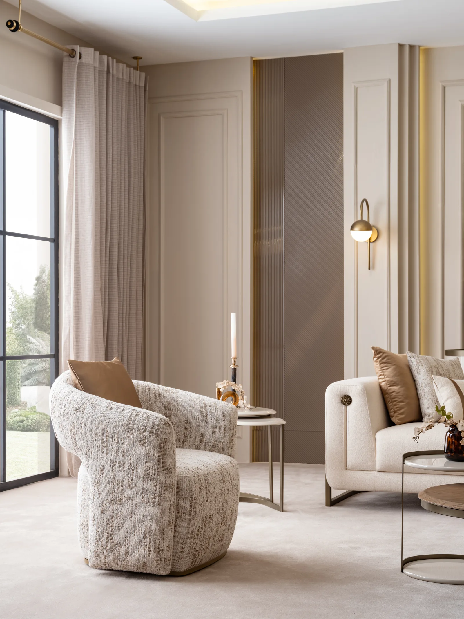 Mocha Armchair