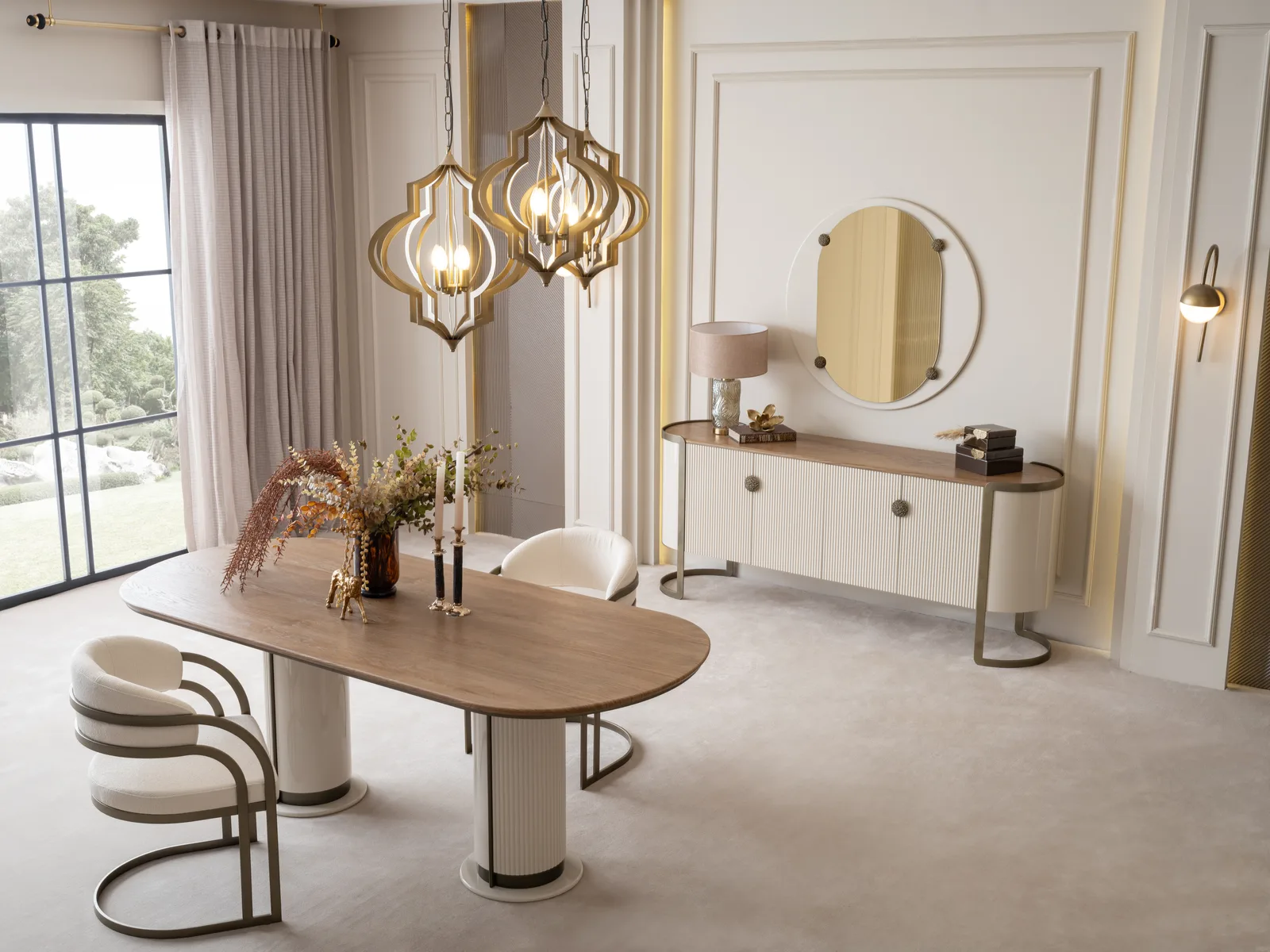 Mocha Dining Room Set - 3