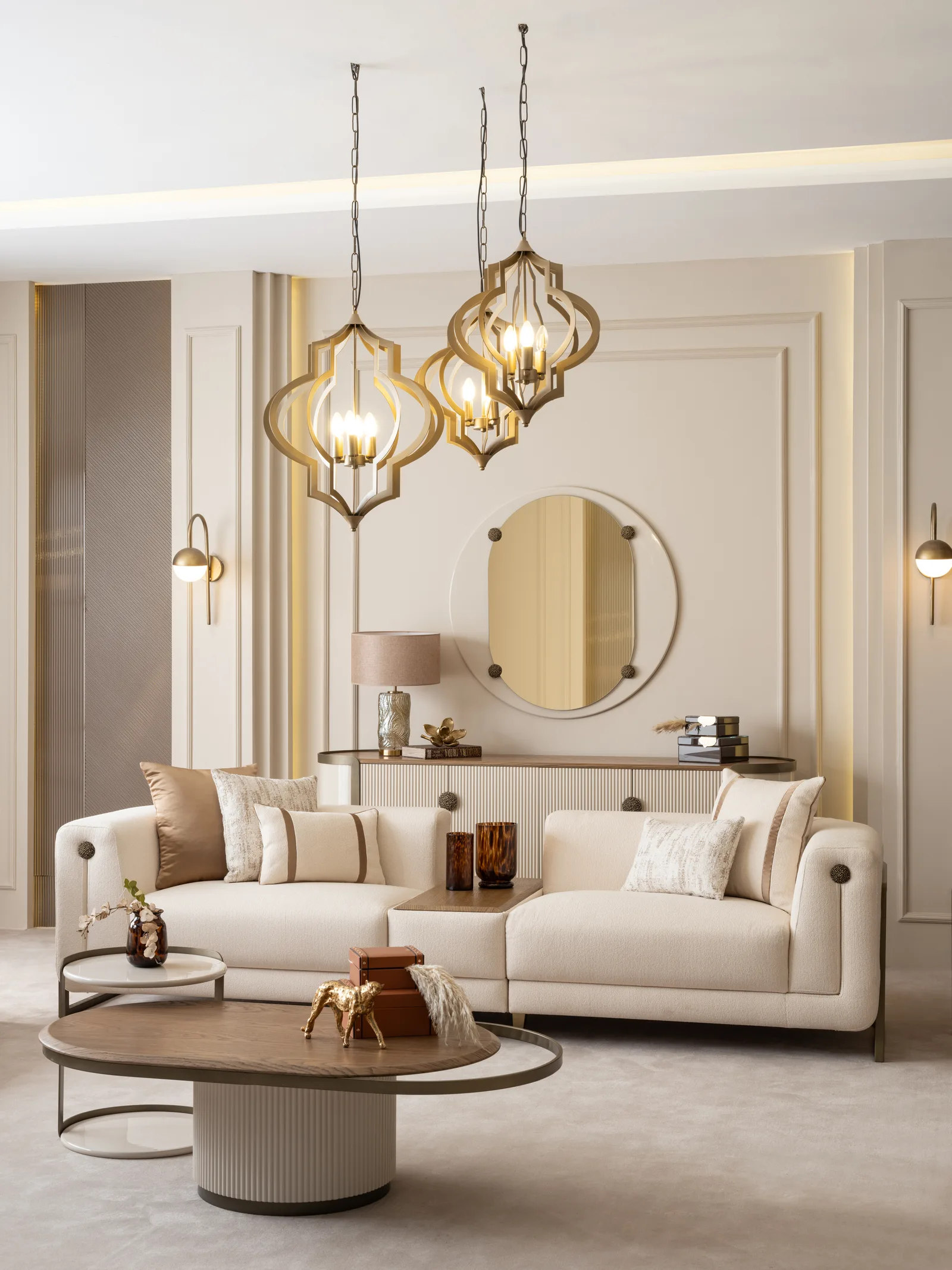 Mocha Sofa Set - 3