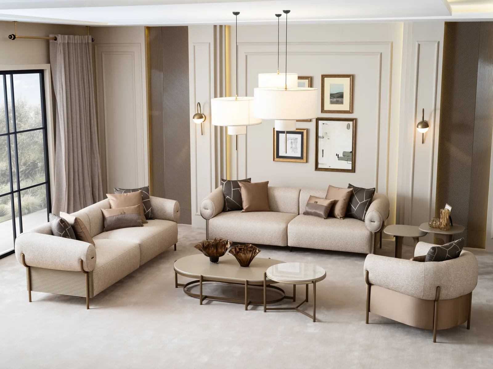 Opera Sofa Set - 4