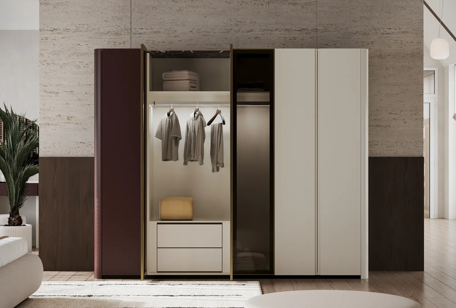 Velüx 3-Door Wardrobe